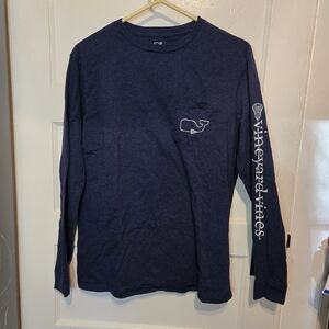 Vineyard Vines Navy Long Sleeve Shirt